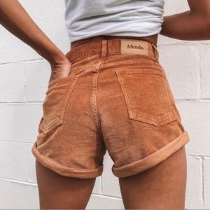 Afends Tyler corduroy shorts